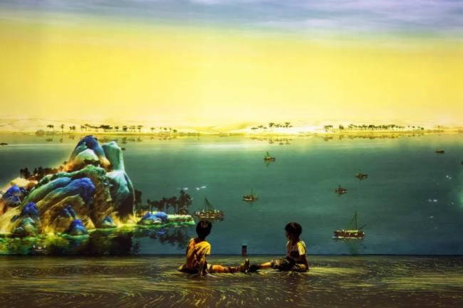 画游千里江山 | 巴可光影重塑流动的宋朝风景图片